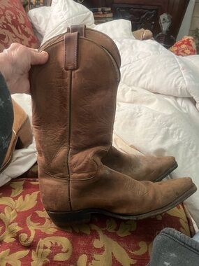 Morgan Miller Brown Leather Western Cowboy Boots